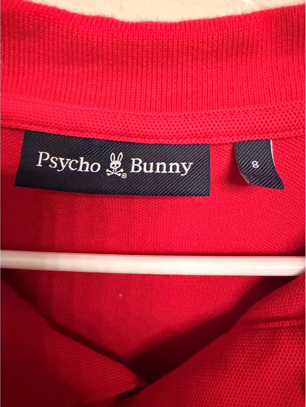 Psycho Bunny Two Toned Collar Cotton Polo - Picture 2 of 4